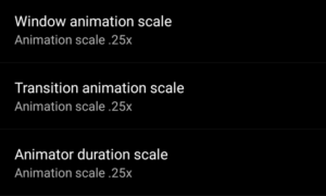 Animation Scale Settings - make your Android device feel lot faster